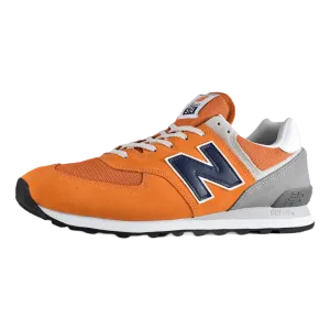 574 Orange / Navy