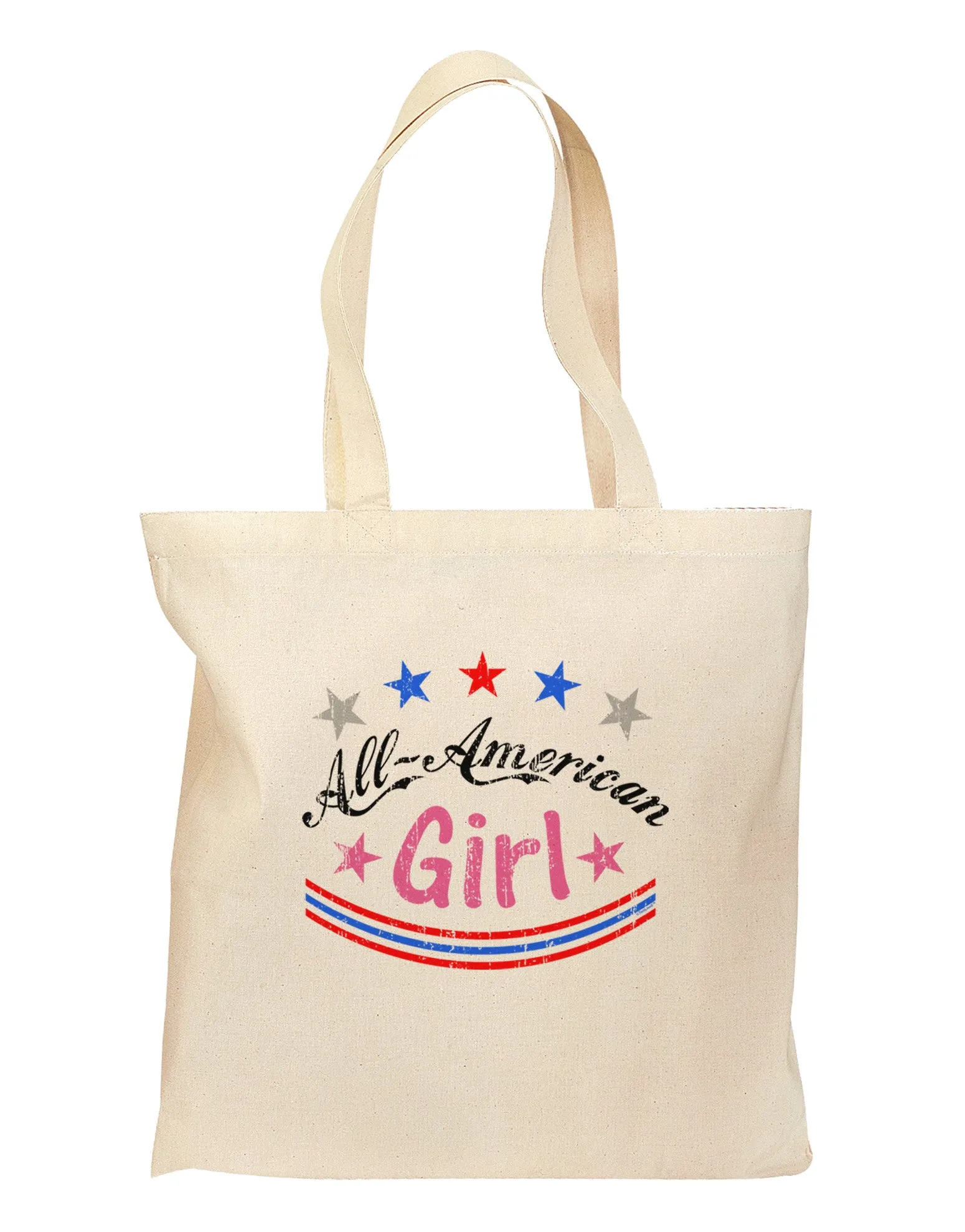 All-American Girl Grocery Tote Bag