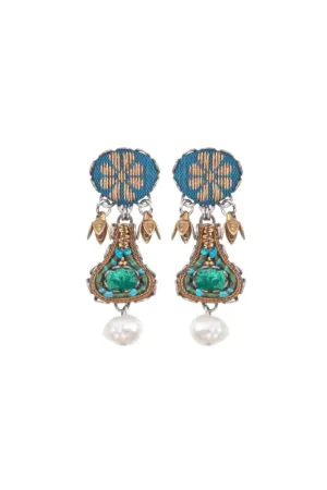 Ayala Bar Royal Velvet Earrings - Fortunato