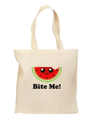 Bite Me Grocery Tote Bag