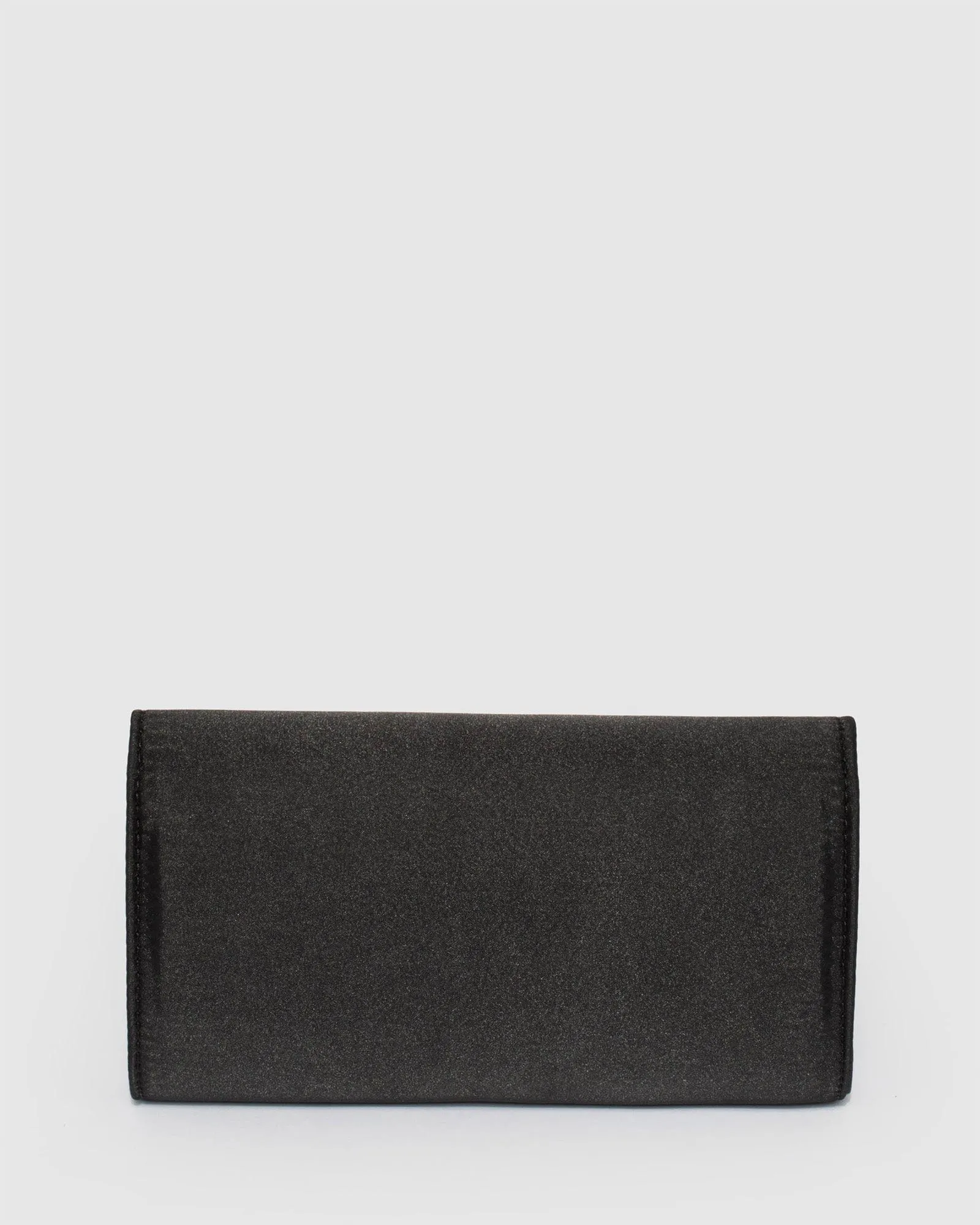 Black Mia Bow Clutch Bag