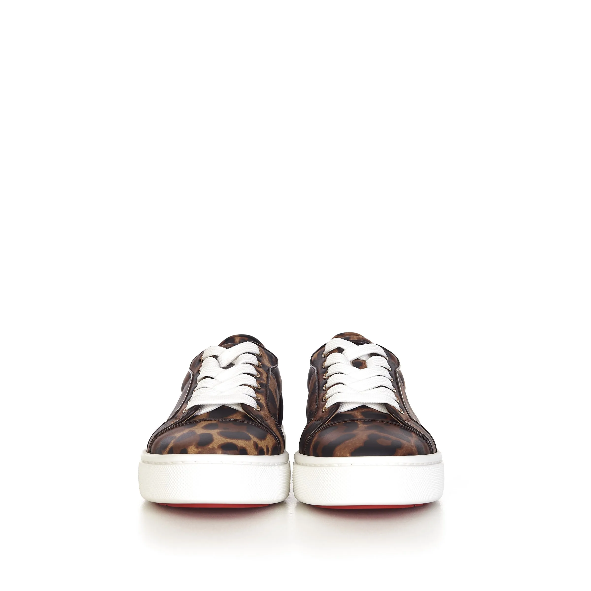 Brown Leopard Vieirissima Orlato Flat Sneakers