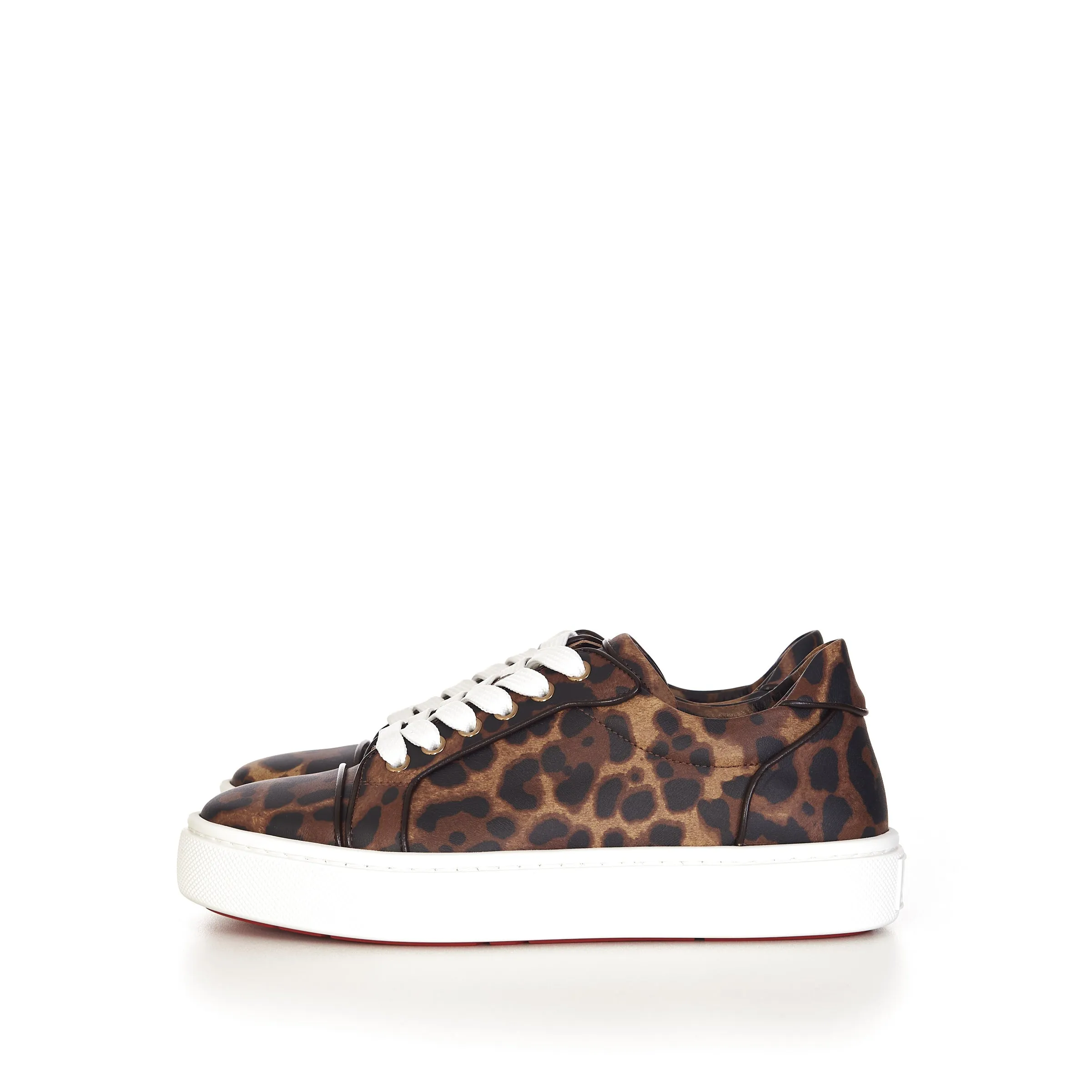 Brown Leopard Vieirissima Orlato Flat Sneakers