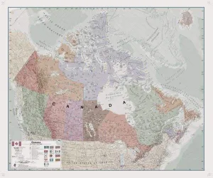 Canada Executive Wall Map by Maps International