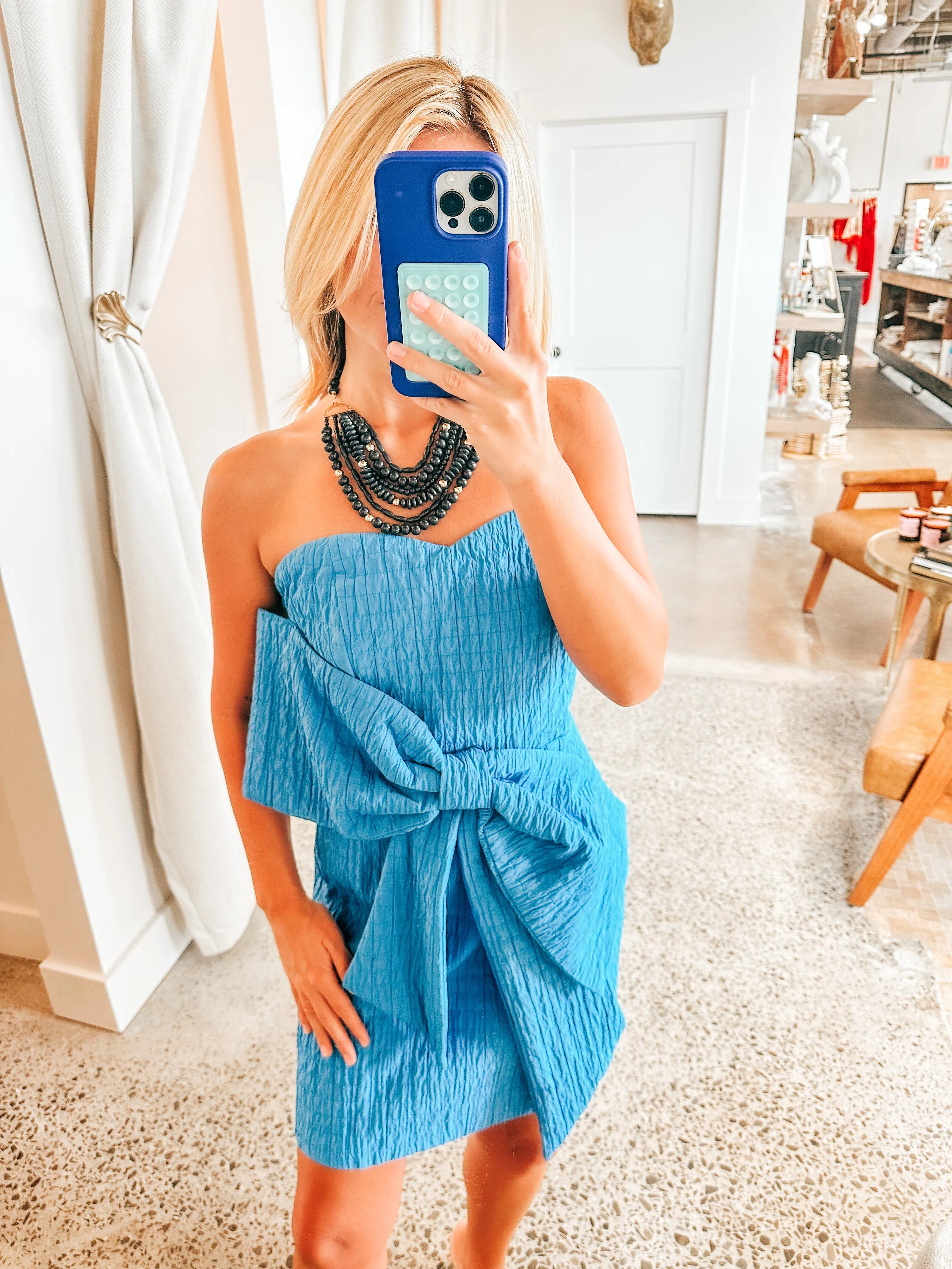 Deep Blue Dress