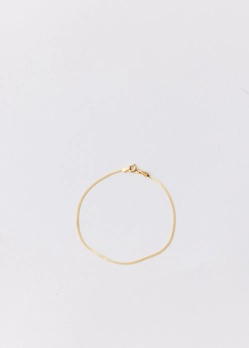 Demi Herringbone Bracelet 7"