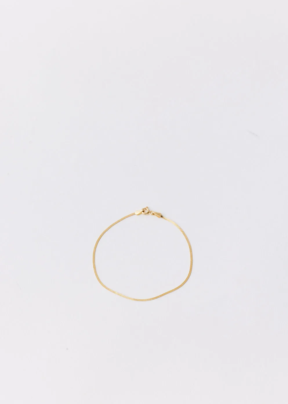 Demi Herringbone Bracelet 7"