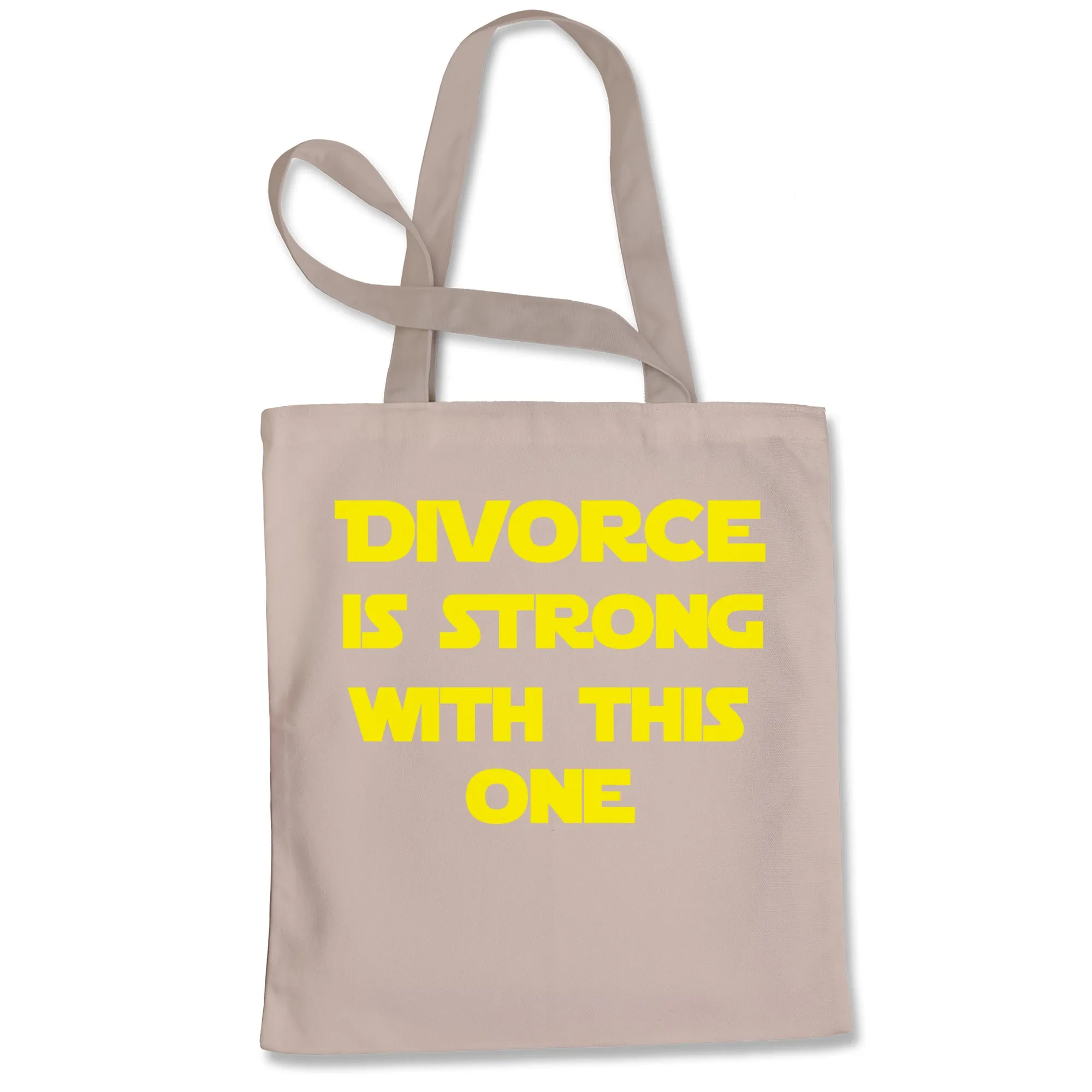Divorce Funny Parody Force Wars Tote Bag