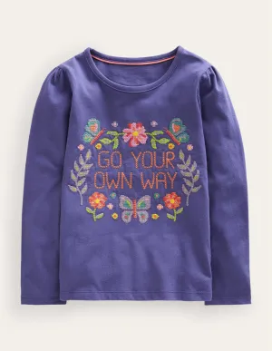 Embroidered T-Shirt-Soft Starboard