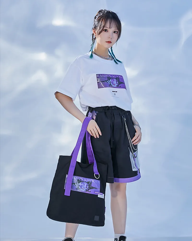 Genshin Impact© Raiden Shogun Canvas Bag