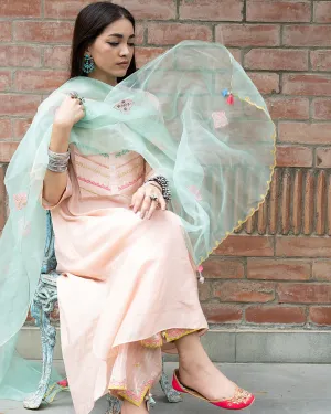 Gulnaaz Back Pleat Kurta Set
