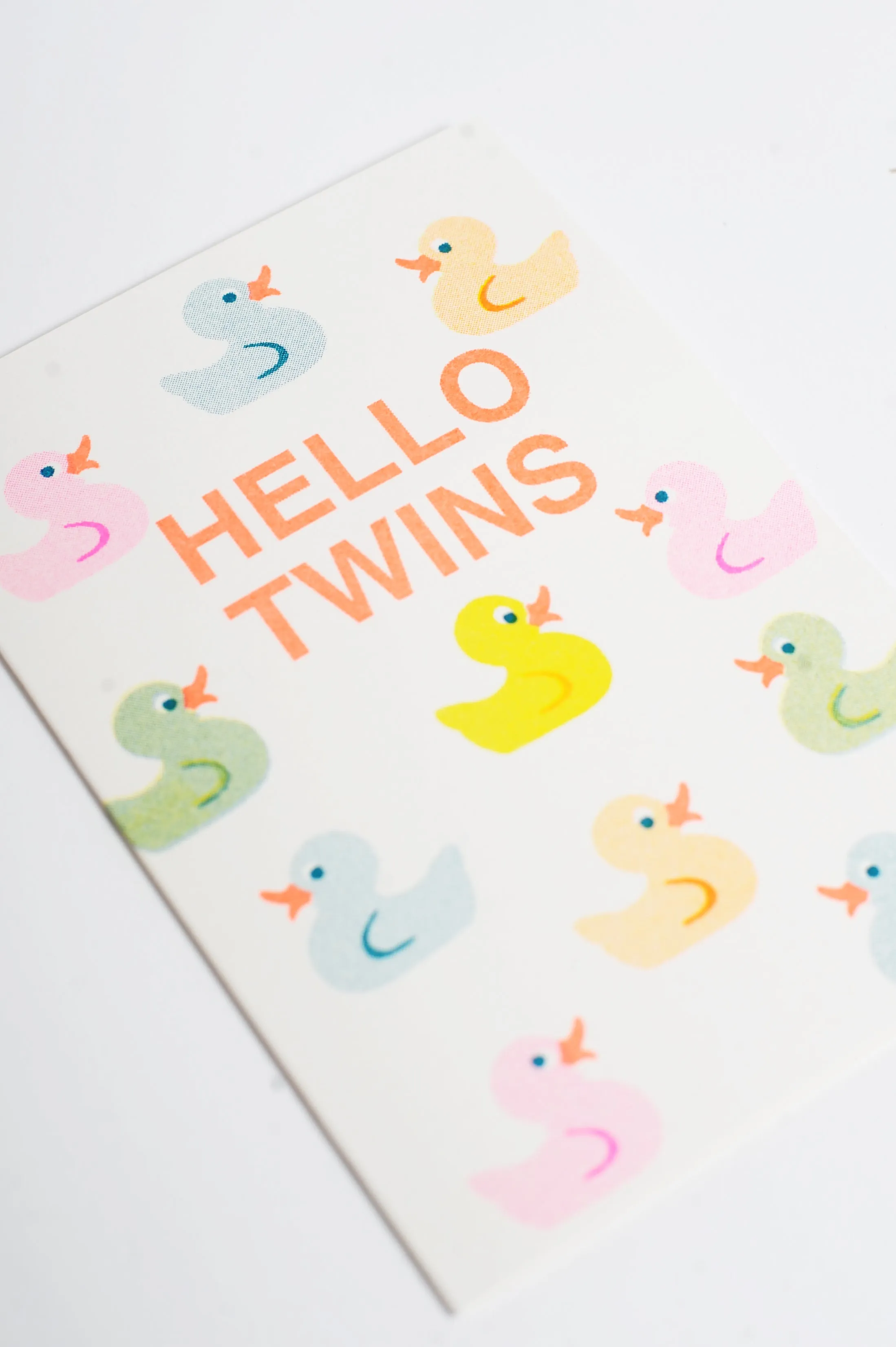 Hello Twins Riso Card