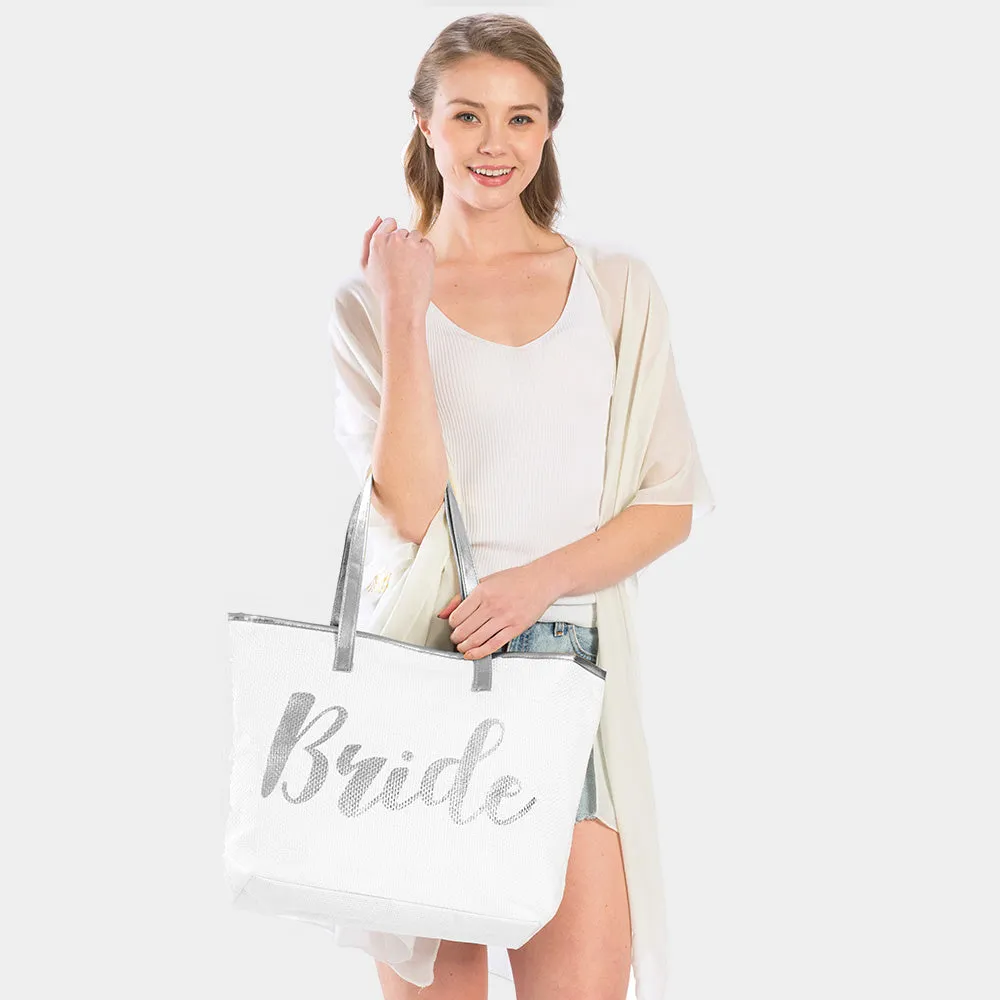 iLLASPARKZ 'Bride' Tote Bag