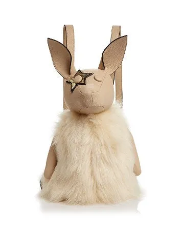 Kendall & Kylie Normie Faux Fur & Leather Backpack