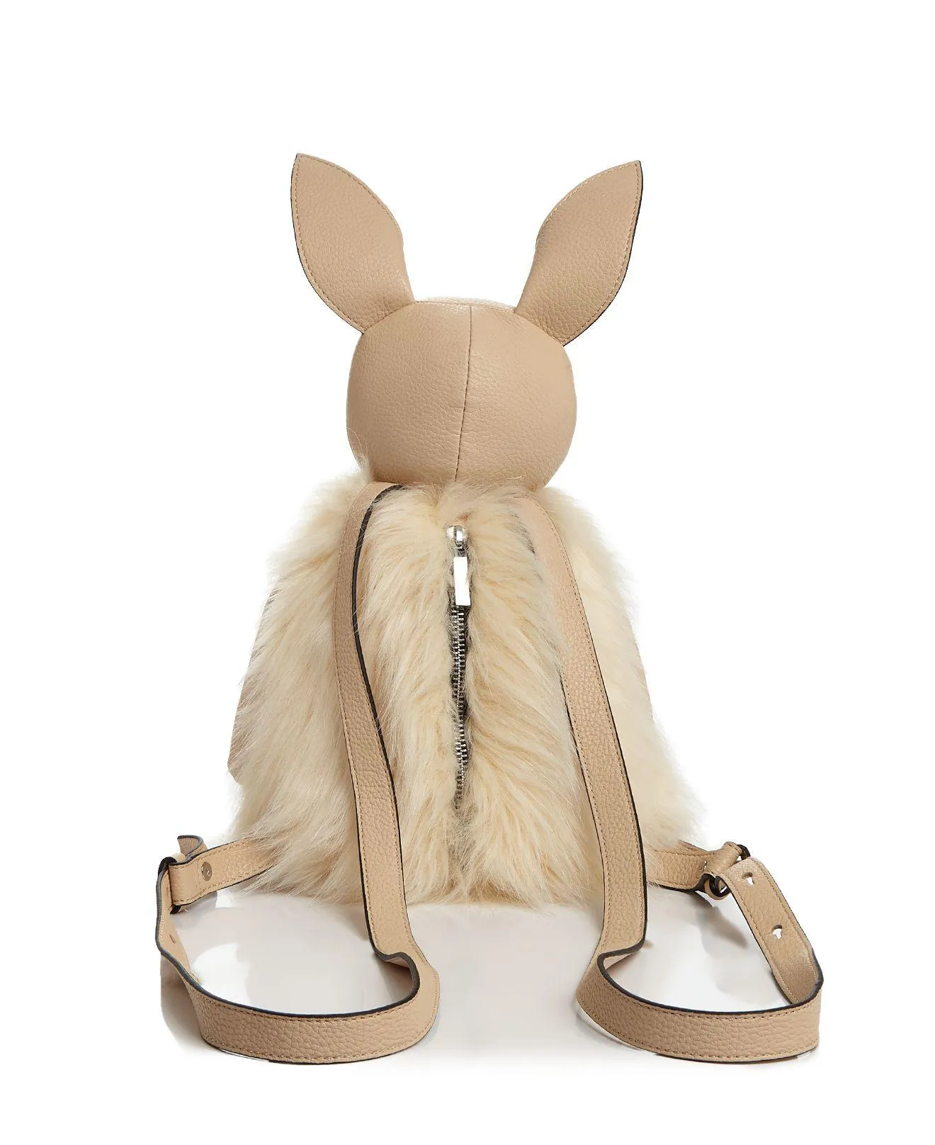 Kendall & Kylie Normie Faux Fur & Leather Backpack