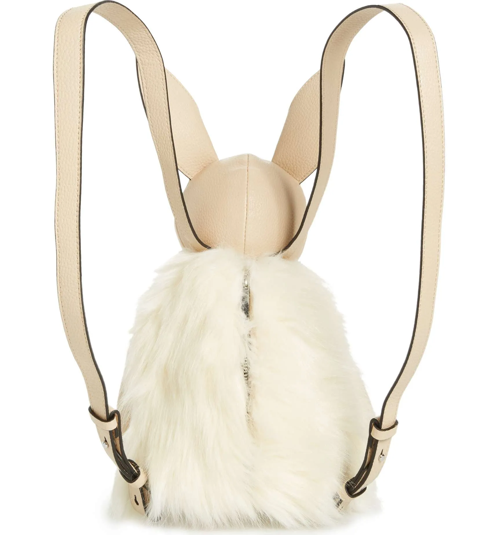 Kendall & Kylie Normie Faux Fur & Leather Backpack