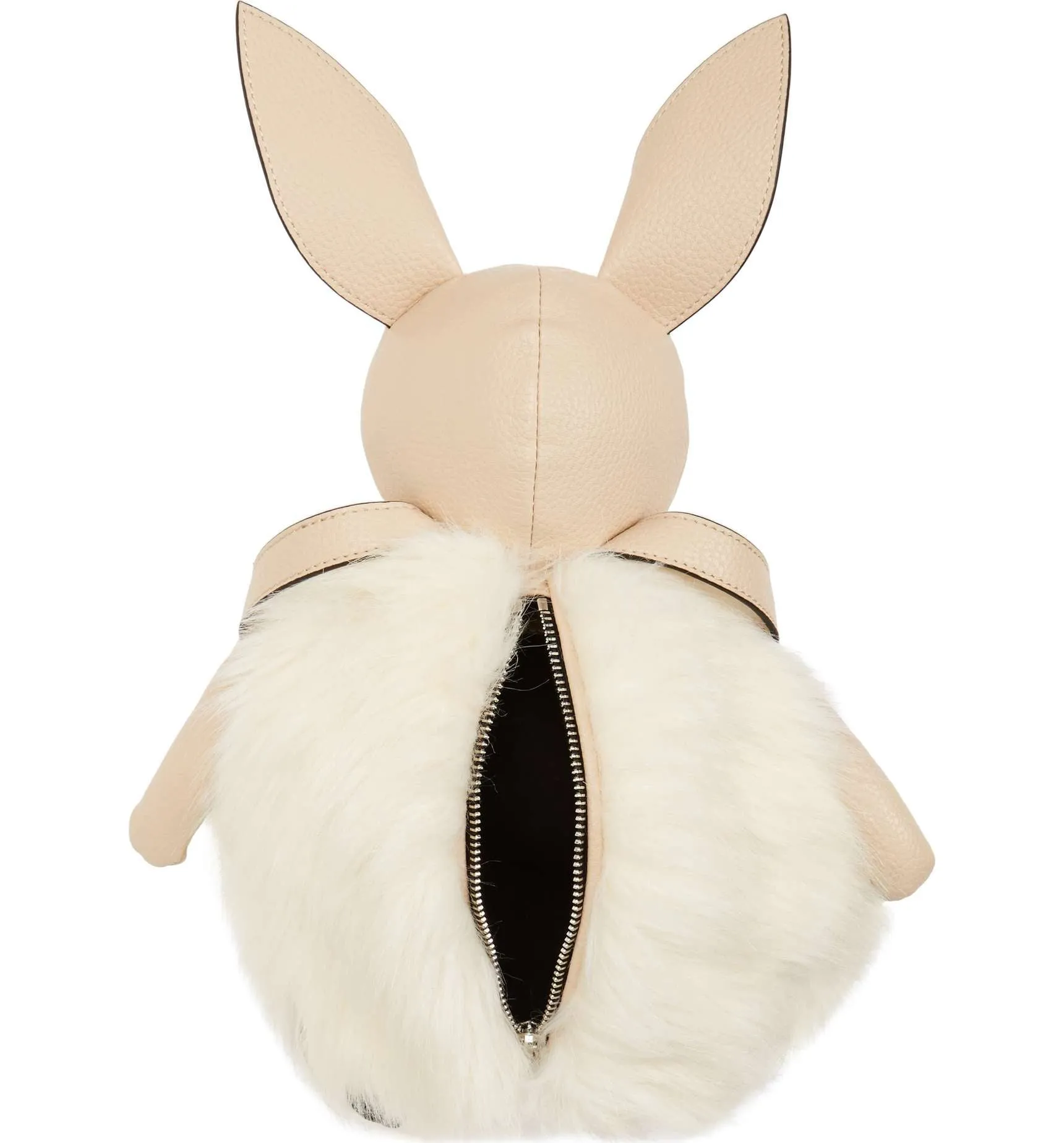 Kendall & Kylie Normie Faux Fur & Leather Backpack