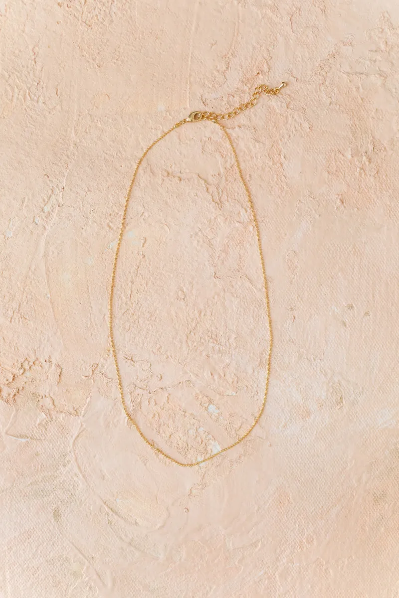 Kendra Dainty Beaded Necklace