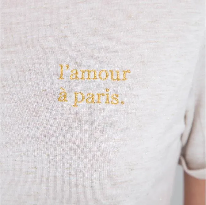 L'Amour Paris Tee (Beige)