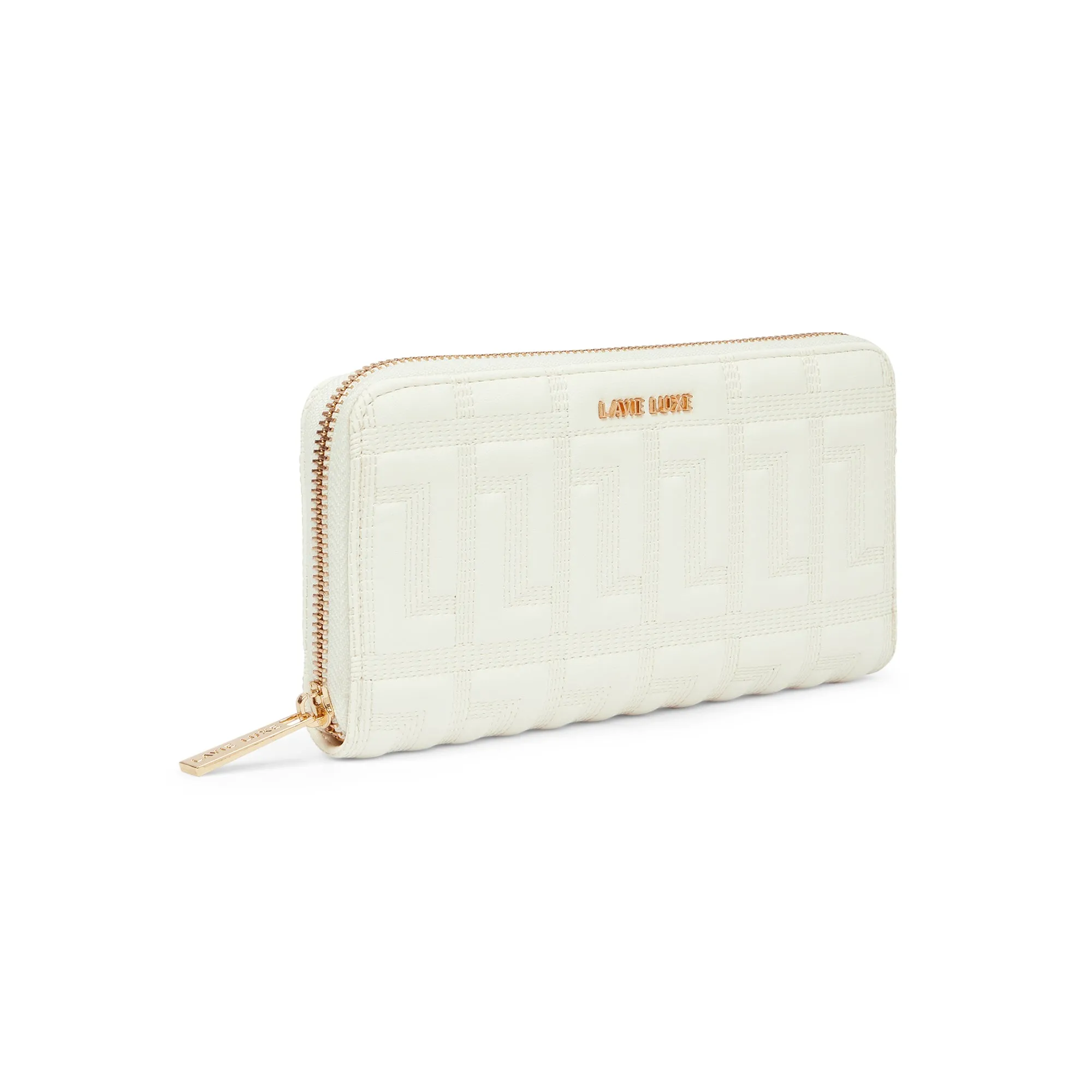 Lavie Luxe Quina White Large Women's Wallet