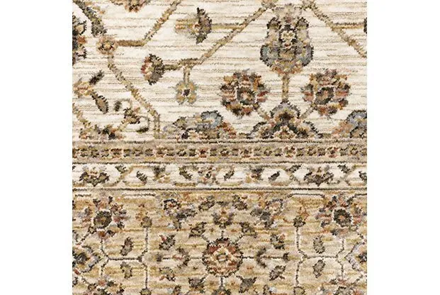 Maharaja 1J Ivory/Gold Rug