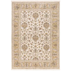 Maharaja 5091W Ivory/Gold Rug