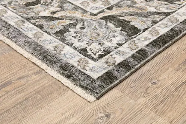 Maharaja 70N Grey Ivory Rug