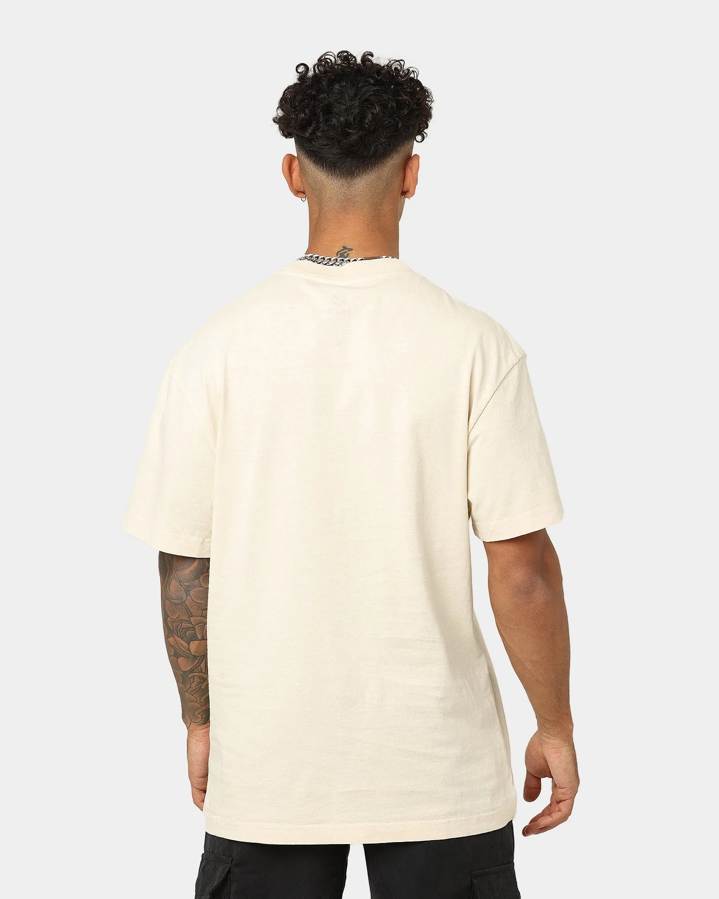 Majestic Athletic Los Angeles Rams Helmet Arch T-Shirt Sand