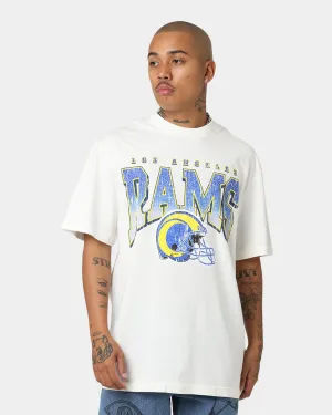 Majestic Athletic Los Angeles Rams Helmet Arch T-Shirt Vintage White