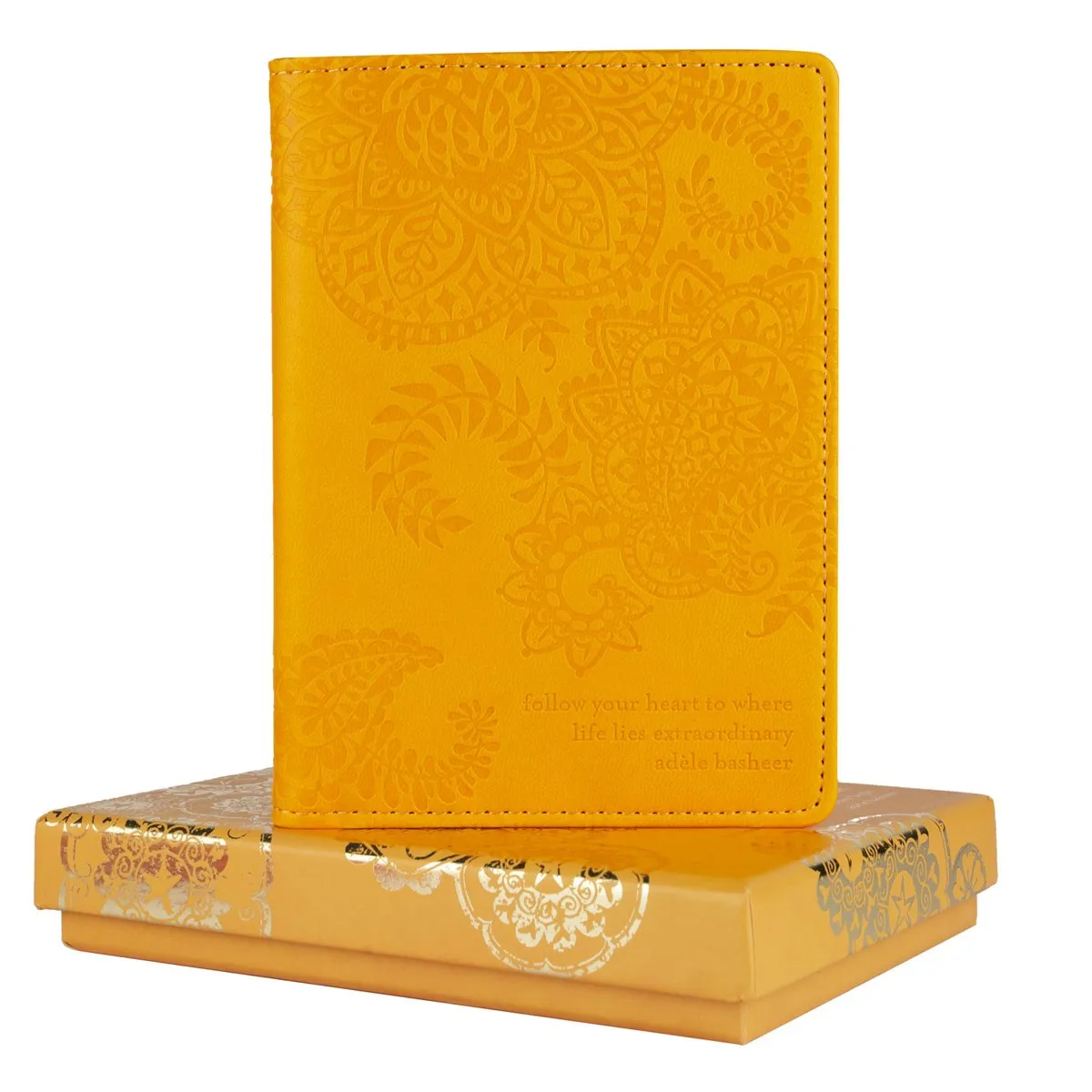 Premium Marigold Yellow Travel Passport Wallet
