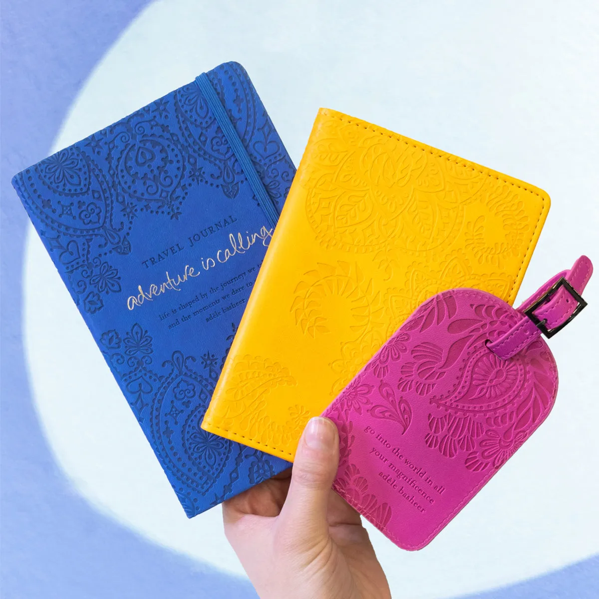 Premium Marigold Yellow Travel Passport Wallet