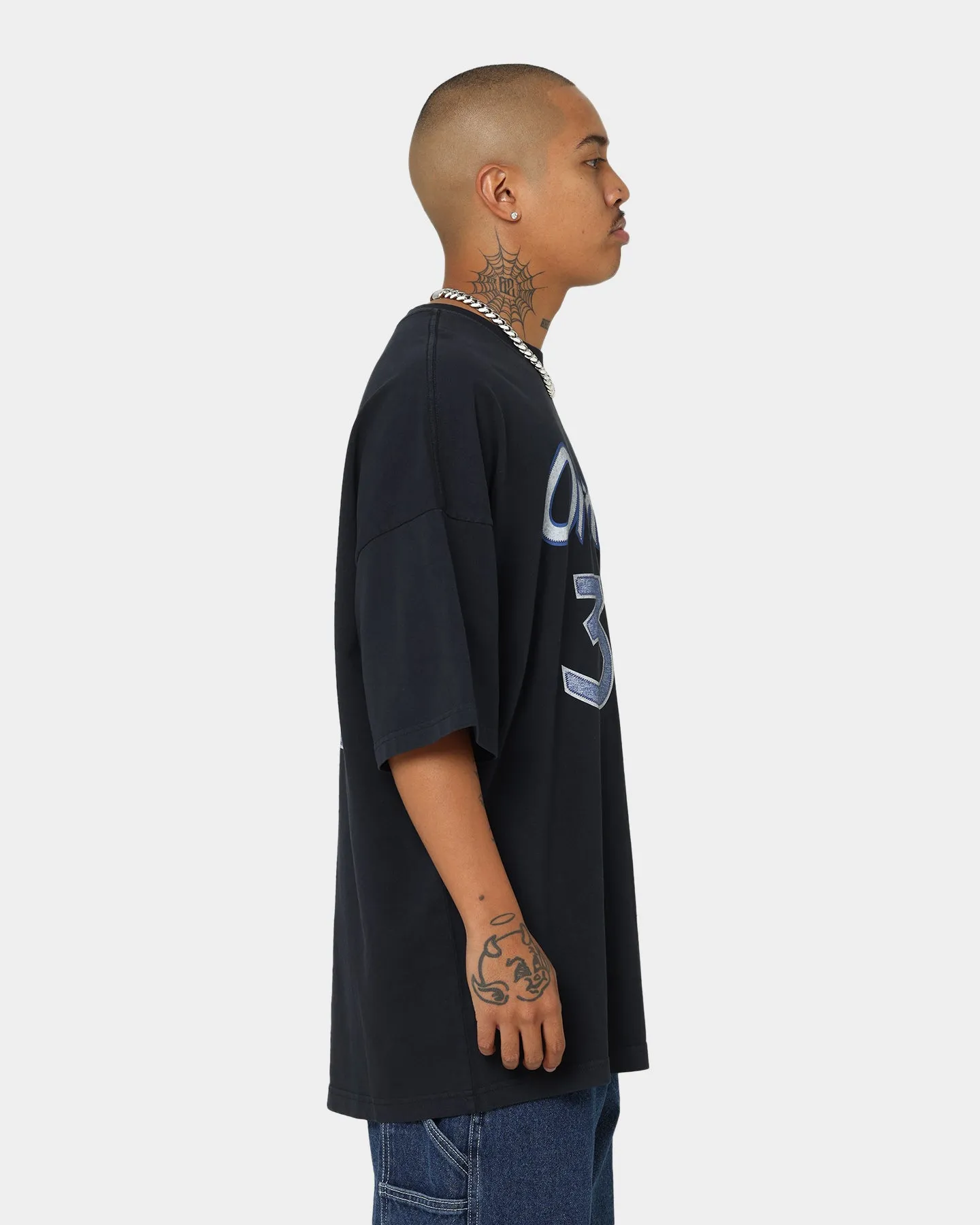 Mitchell & Ness Orlando Magic Shaquille O'Neal #32 N & N Oversized T-Shirt Faded Black