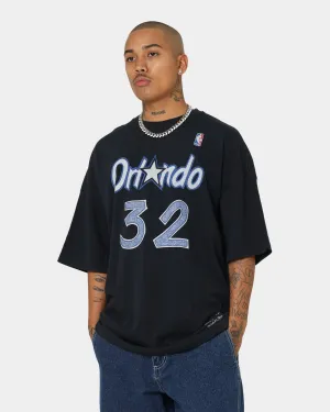 Mitchell & Ness Orlando Magic Shaquille O'Neal #32 N & N Oversized T-Shirt Faded Black