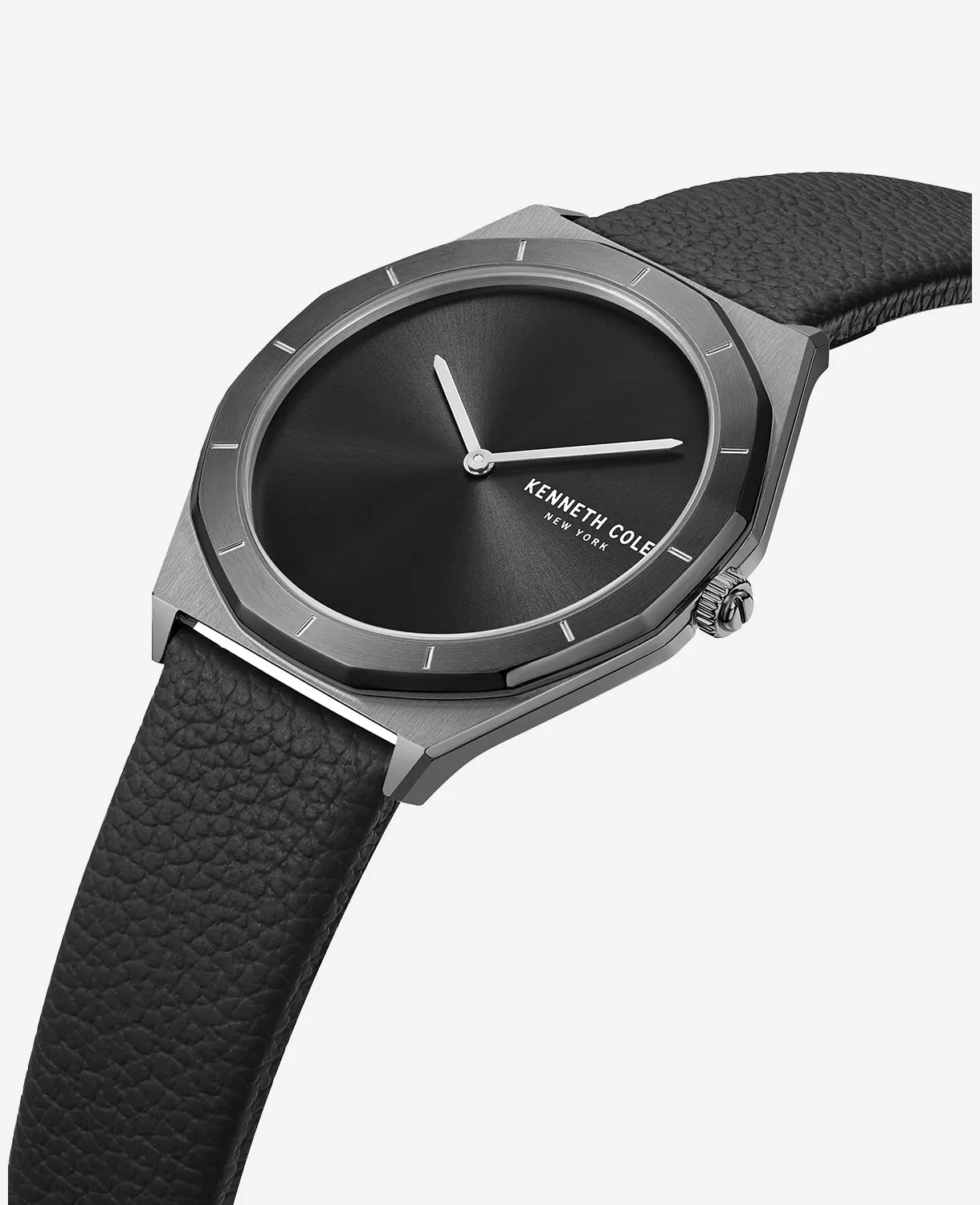 Modern Classic Analog Leather Strap Watch