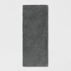 New - 24"x60" Bath Rug Dark Gray - Threshold Signature