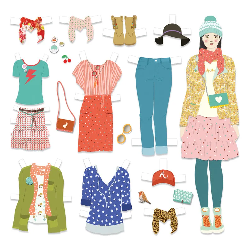 One Big Dressing Room - Paper Doll Dress Up Wardrobe
