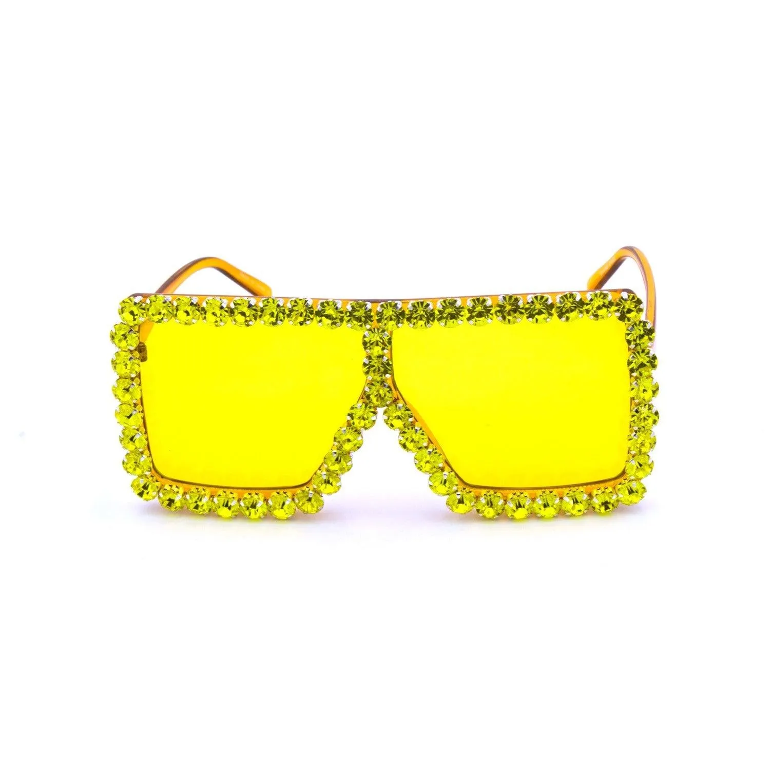 Oversize Rhinestone Sunglasses