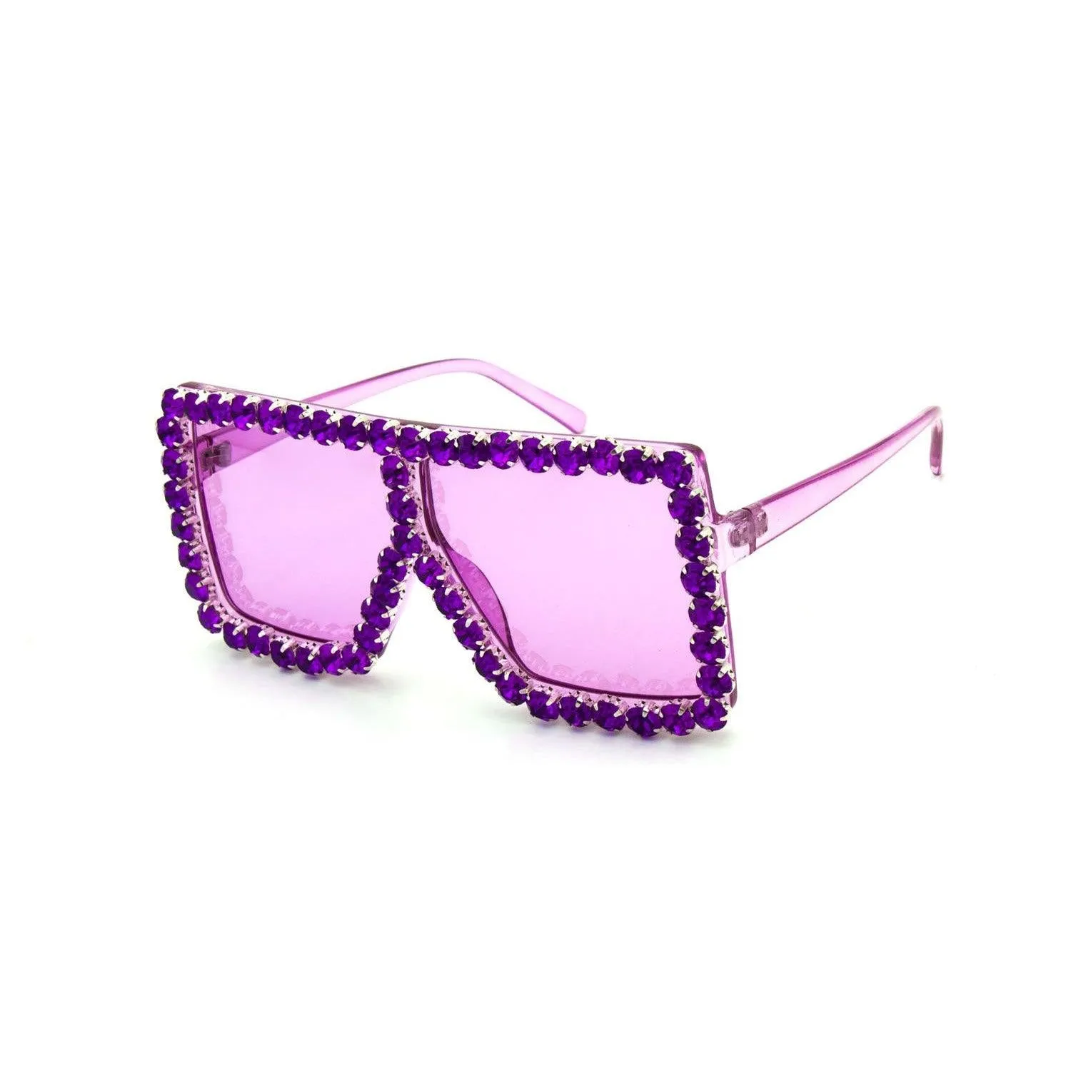Oversize Rhinestone Sunglasses