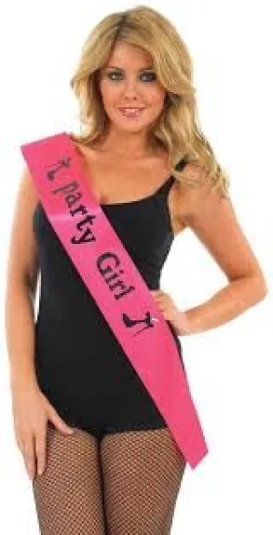 Party Girl - Pink Sash
