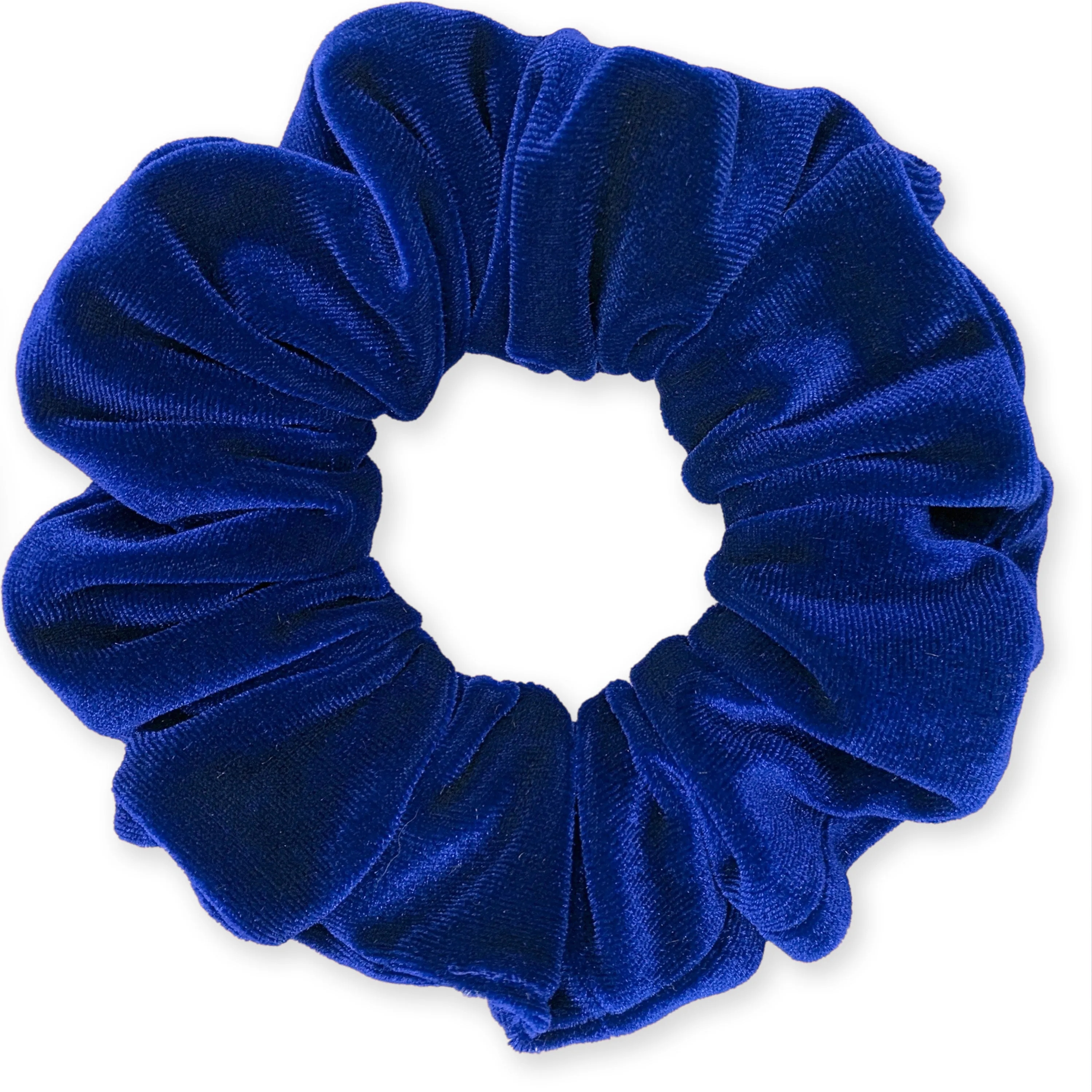Plush Velvet Scrunchie Available in 3 Sizes Made in the USA Royal