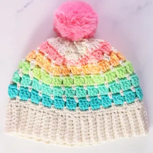 Rainbow Beanie Crochet Pattern