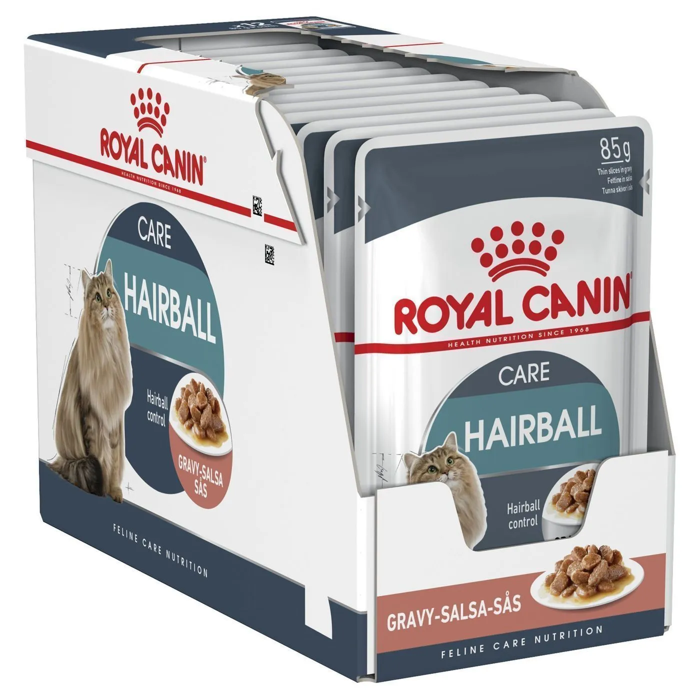 Royal Canin Cat Hairball Care Adult Wet Food Gravy 85g x 12