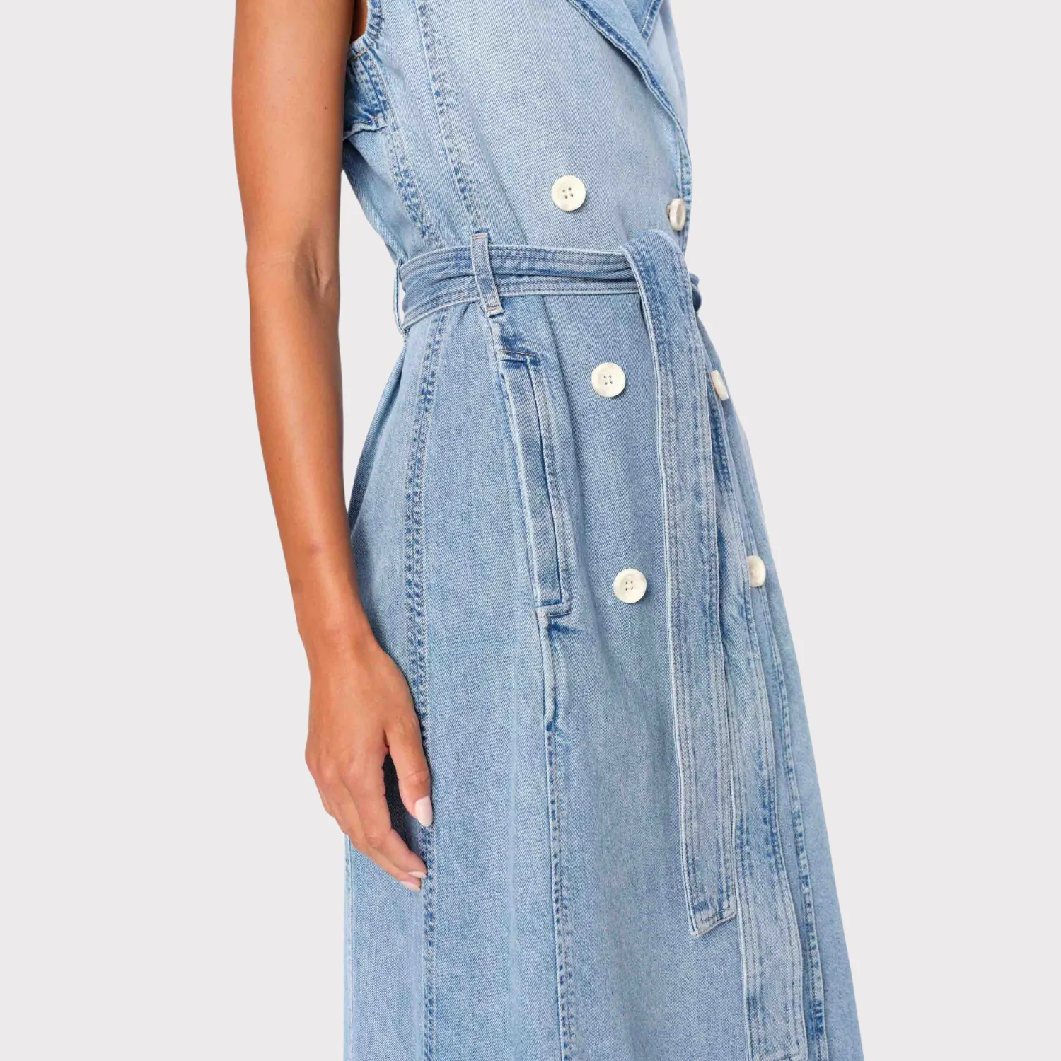 Sleeveless Trench Coat (Daydream)