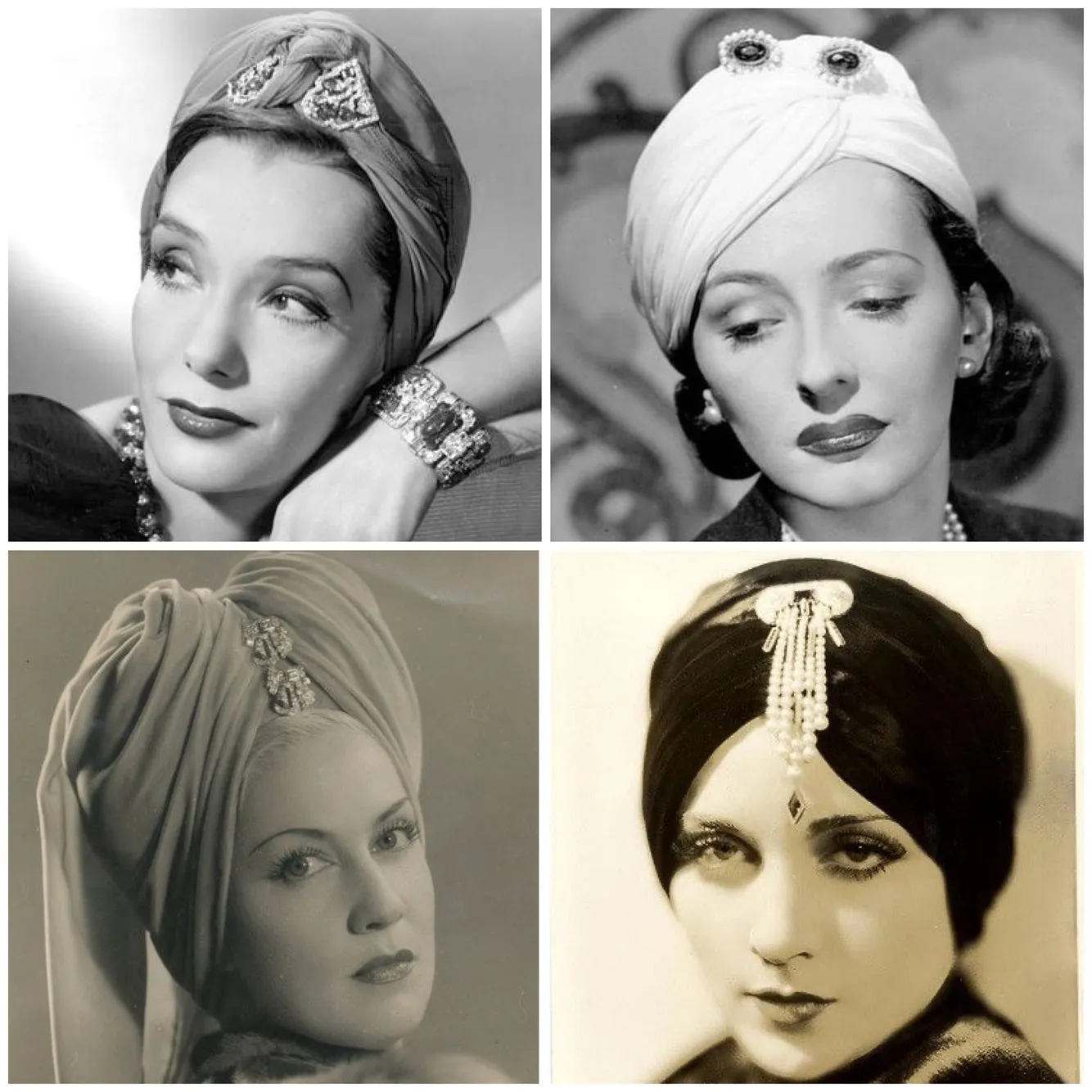 SLOUCHY KNOT Velvet Pre-tied Stretchy 1940s Style Turban (Full Coverage) in 4 Colours (made to order)