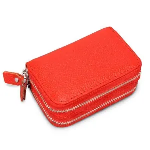 Small Wallet for women, Petite Genuine Cowhide Leather Card