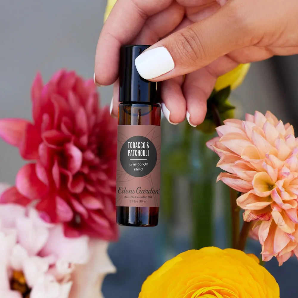 Tobacco & Patchouli Essential Oil Roll-On- For Deep Relaxation & Utter Enjoyment