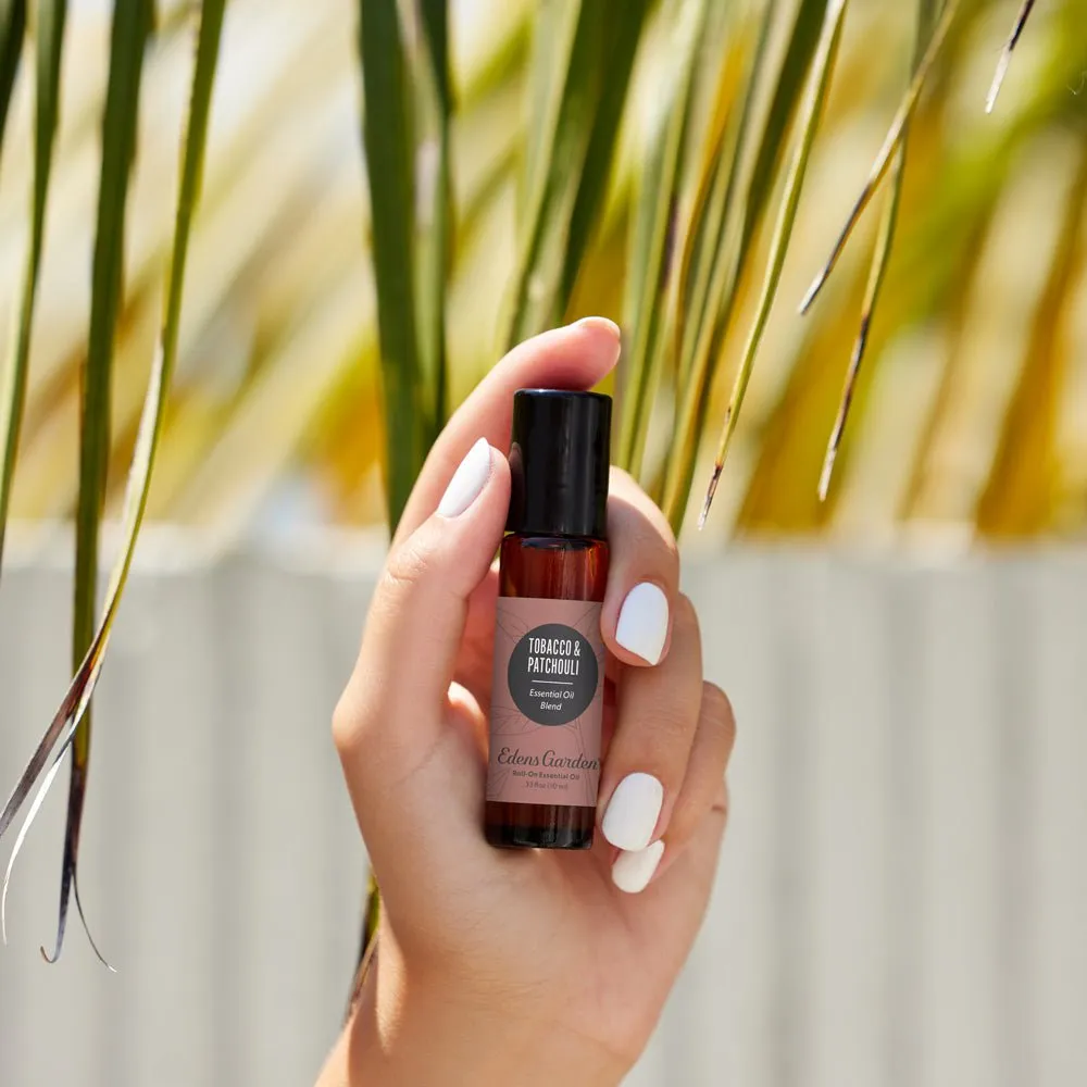 Tobacco & Patchouli Essential Oil Roll-On- For Deep Relaxation & Utter Enjoyment