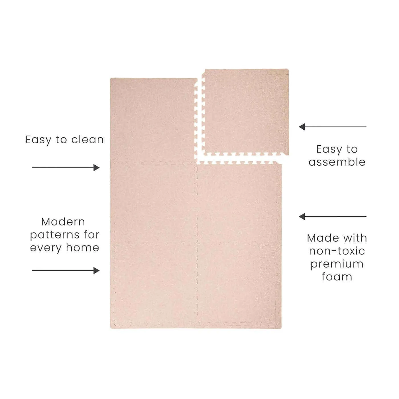 Toddlekind Premium Sorbet Wild Foam Playmat for Kids