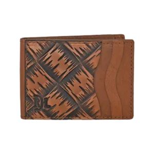 Trenditions Red Dirt Men's Bifold Card Case Basketweave