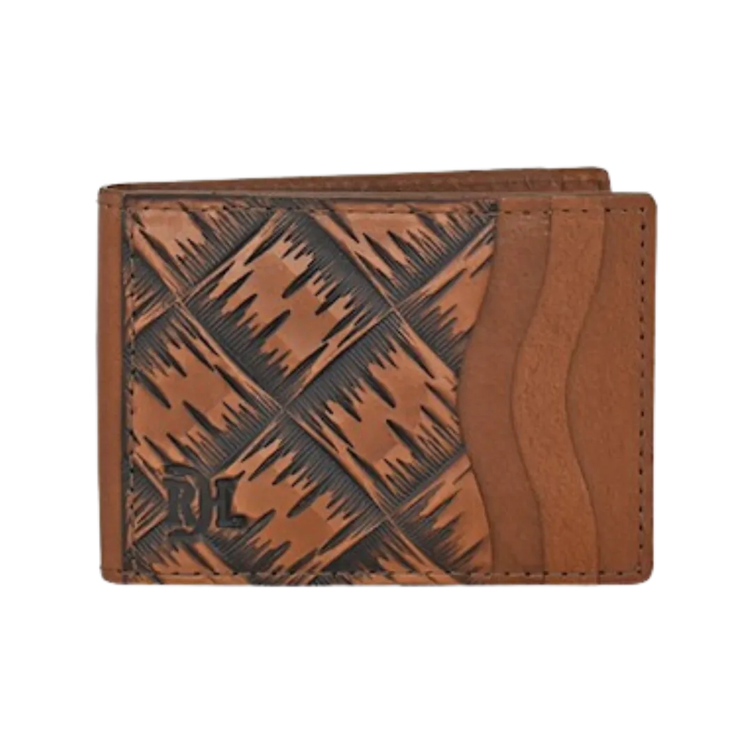 Trenditions Red Dirt Men's Bifold Card Case Basketweave